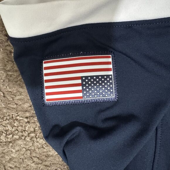 Nike USA Basketball Team Issue Coaches Polo Shirt Navy Mens L CT1899-451 NEW - Picture 6 of 8